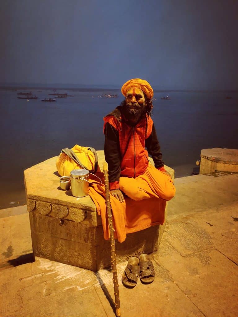 48 hours in Varanasi - A saddhu