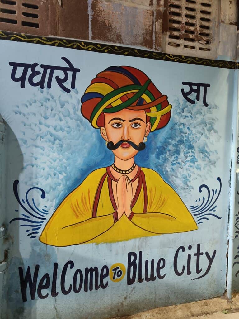 24 hours in Jodhpur grafitti