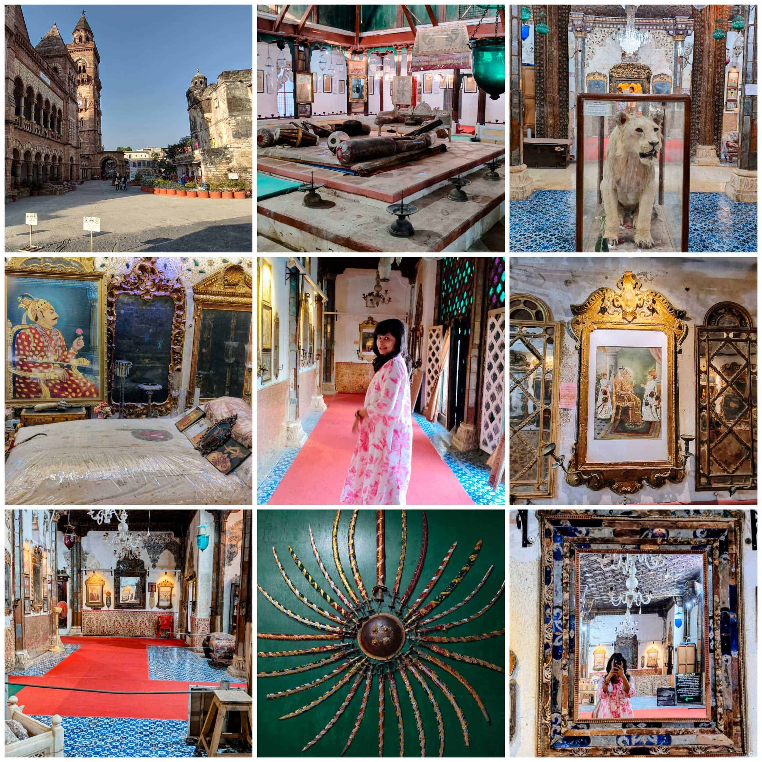 A Kutch Weekend Itinerary | Rann, Bhuj, and Dholavira Blog | Aina Mahal - Bhuj