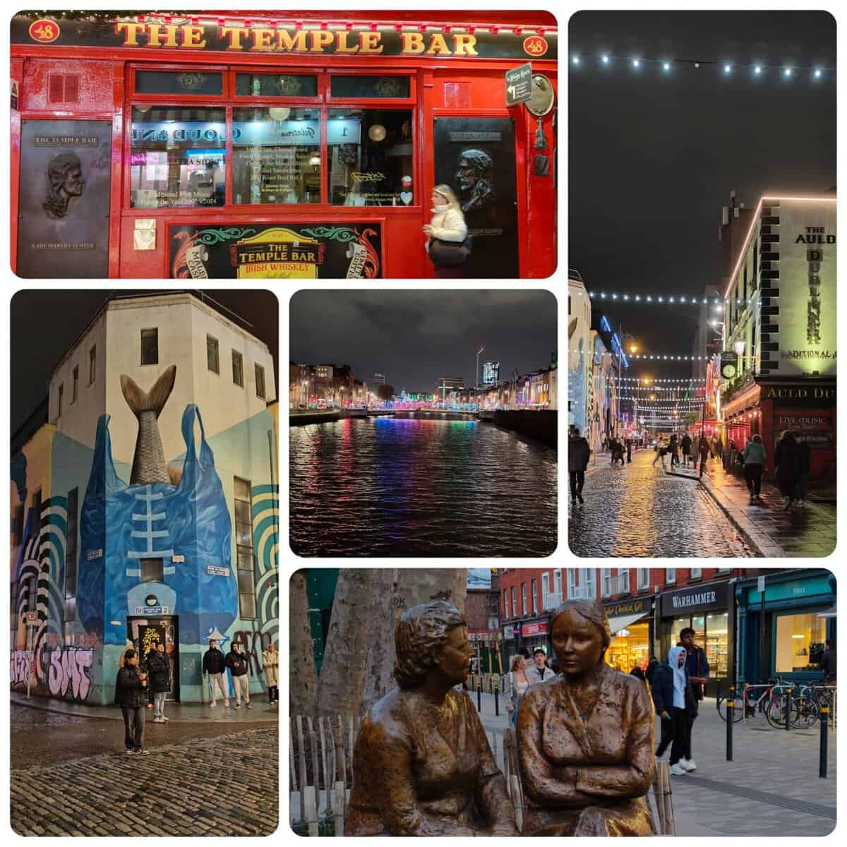 Three days Ireland itinerary | Dublin Temple Bar